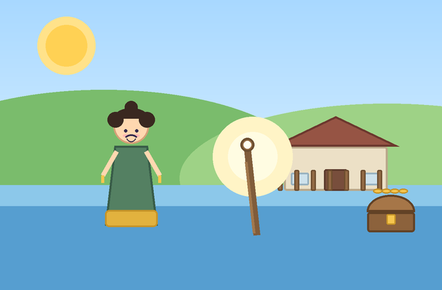 Ilustrasi cerita Situ Bagendit